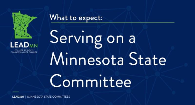 What to expect: Serving on a Minnesota State Committee