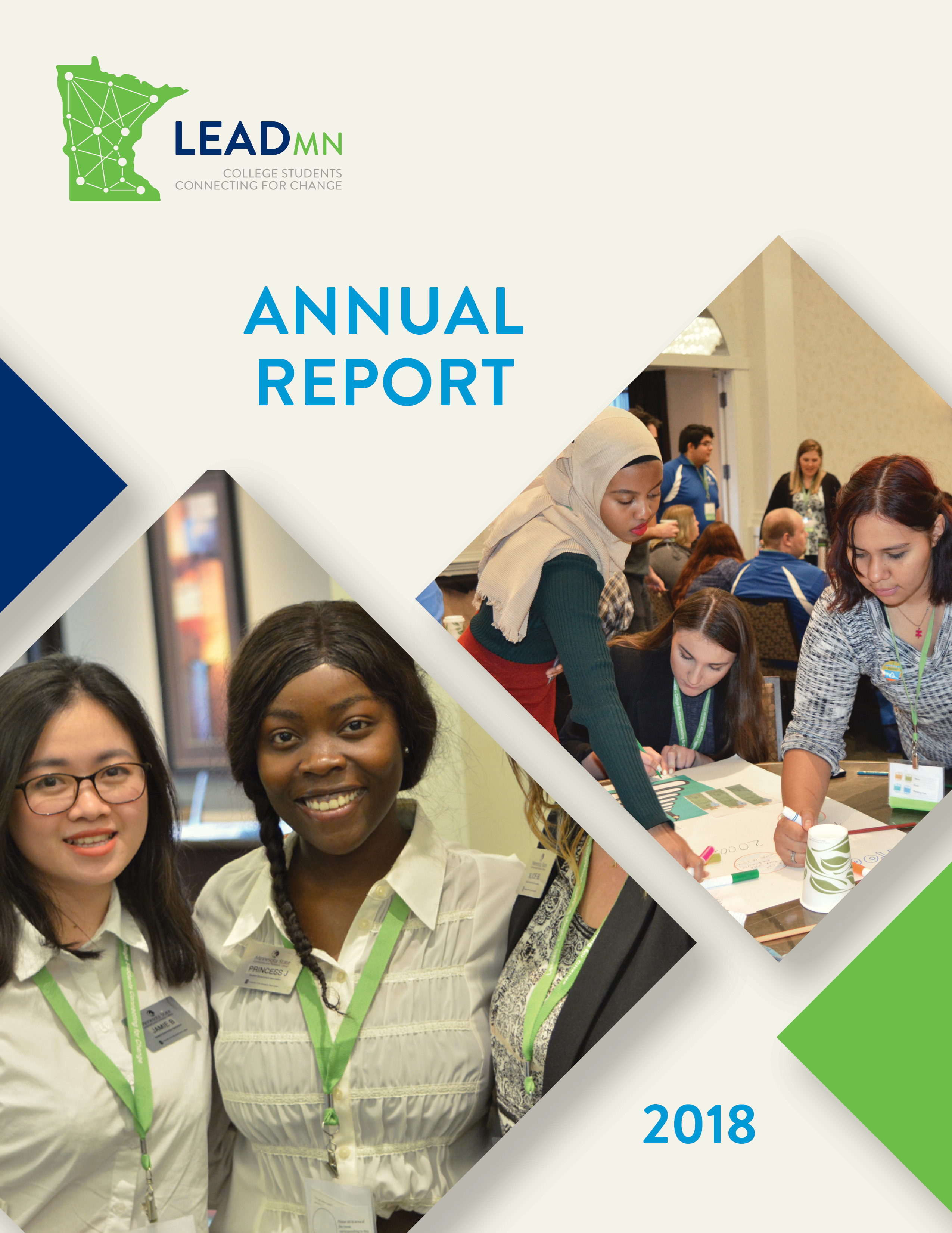 LeadMN 2018 Annual Report Cover Image