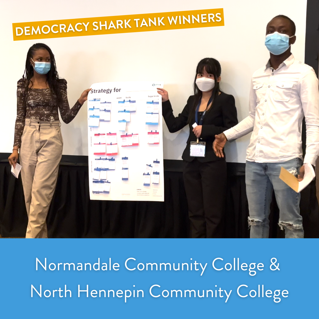 Students from North Hennepin Community College and Normandale Community College