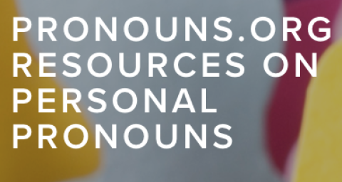 Pronouns.Org Logo and Resources on Personal Pronouns