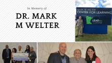 In memory of Dr. Mark M Welter
