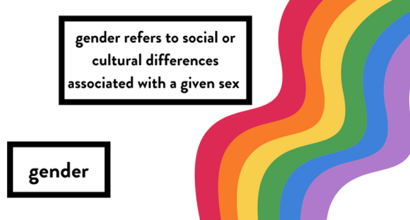 gender refers to social or cultural differences associated with a given sex 