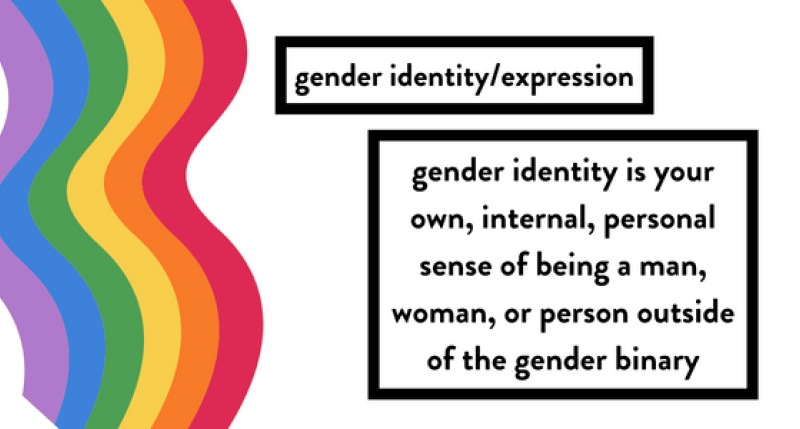 gender identity is your own, internal, personal sense of being a man, woman, or person outside of the gender binary